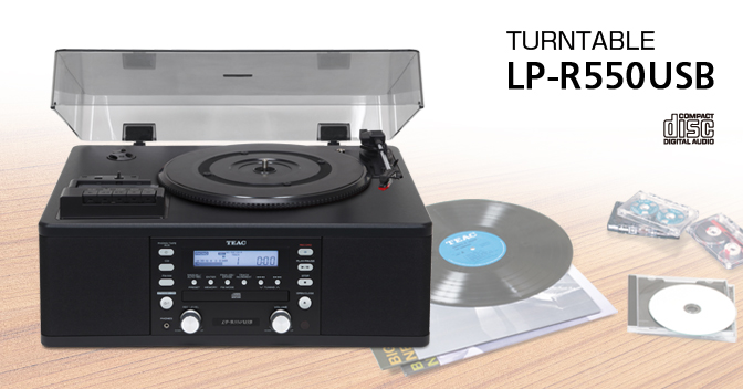 LP-R550USB - Recorder with Cassette and Turntable
