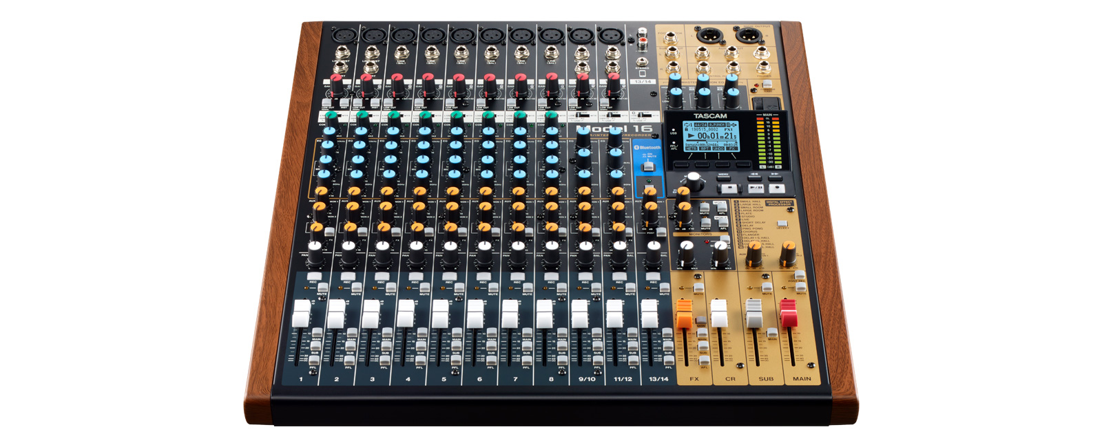 TASCAM Introduces the Model 16 All-In-One Mixing Studio | News Details
